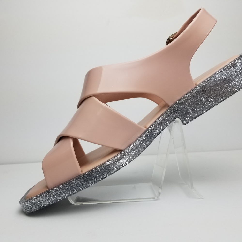 Melissa Women Sandals Melrose Light Pink & Silver - Picture 6 of 8